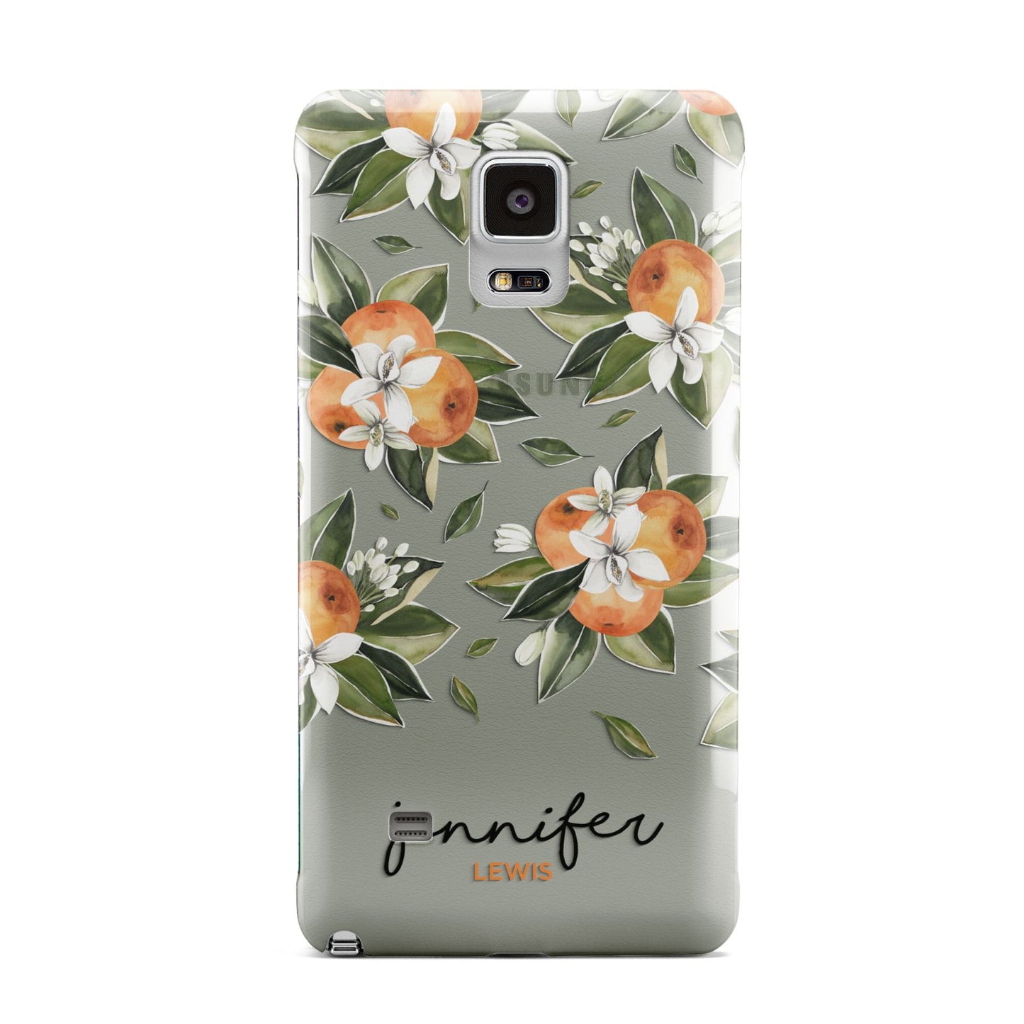 Personalised Bunch of Oranges Samsung Galaxy Note 4 Case