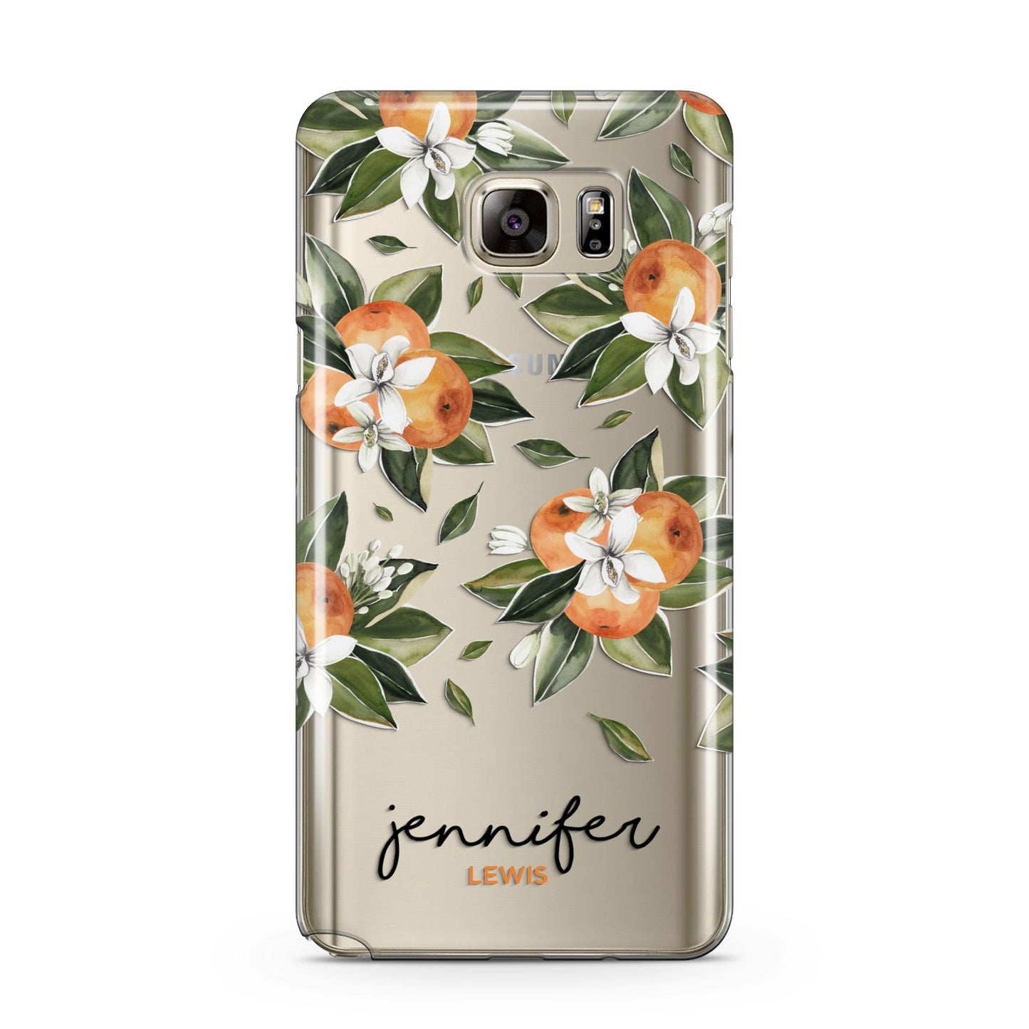 Personalised Bunch of Oranges Samsung Galaxy Note 5 Case