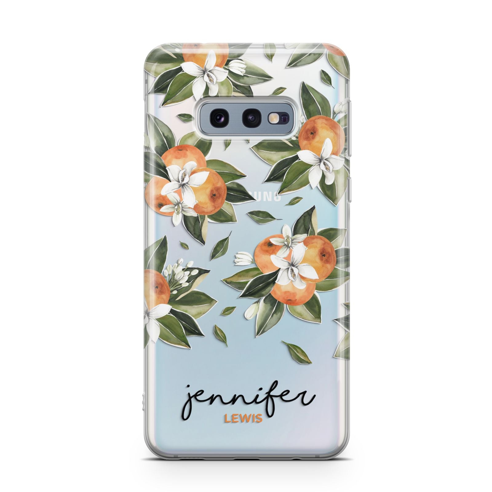 Personalised Bunch of Oranges Samsung Galaxy S10E Case