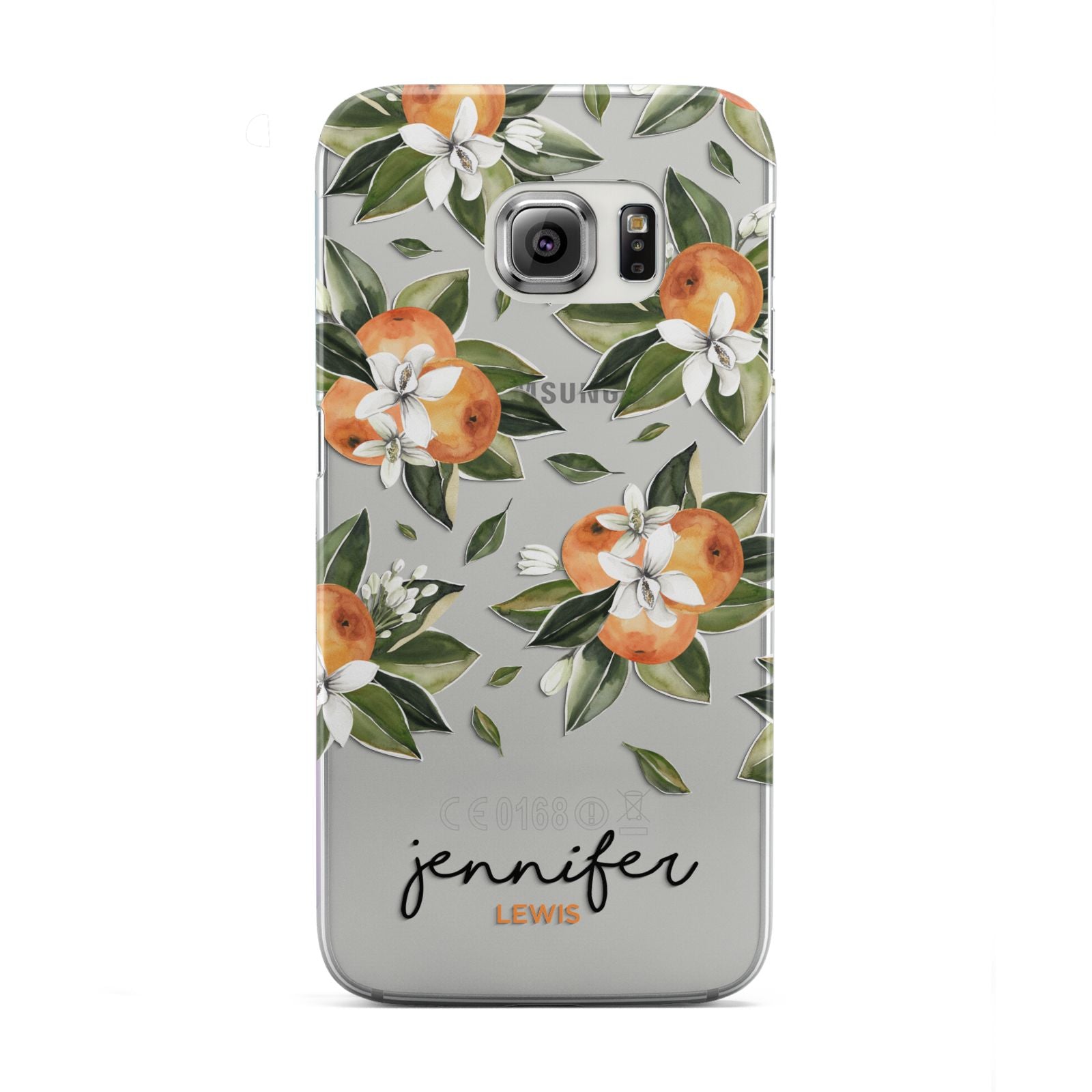 Personalised Bunch of Oranges Samsung Galaxy S6 Edge Case