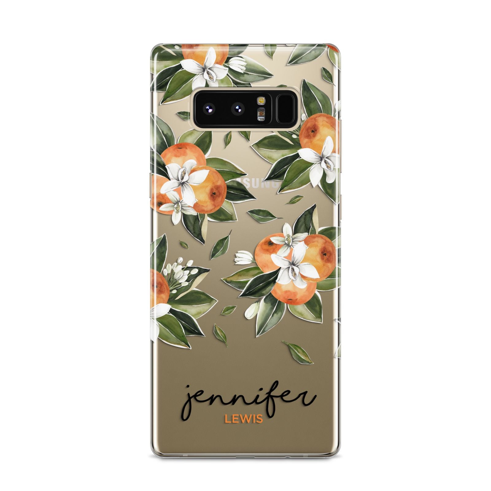 Personalised Bunch of Oranges Samsung Galaxy S8 Case