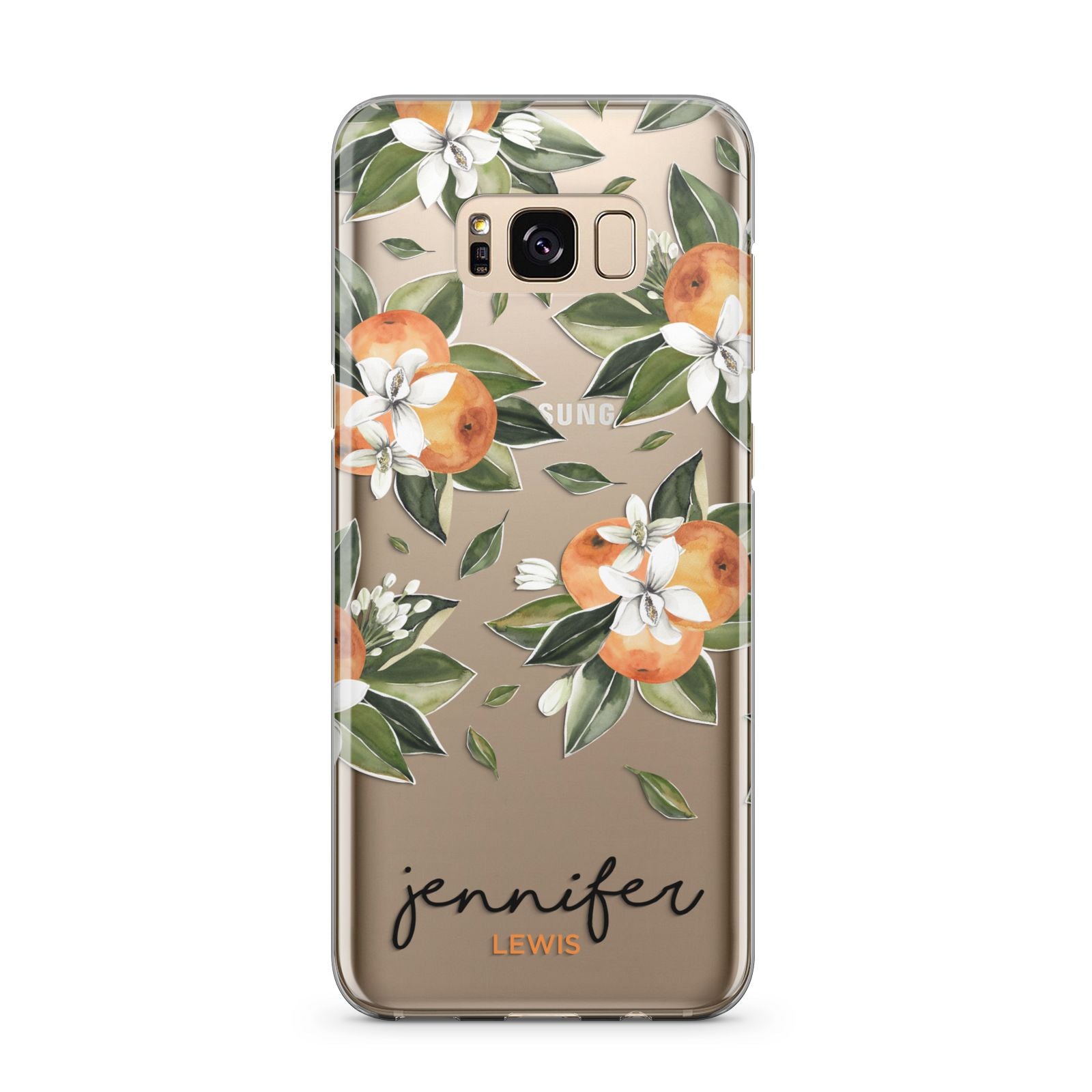 Personalised Bunch of Oranges Samsung Galaxy S8 Plus Case