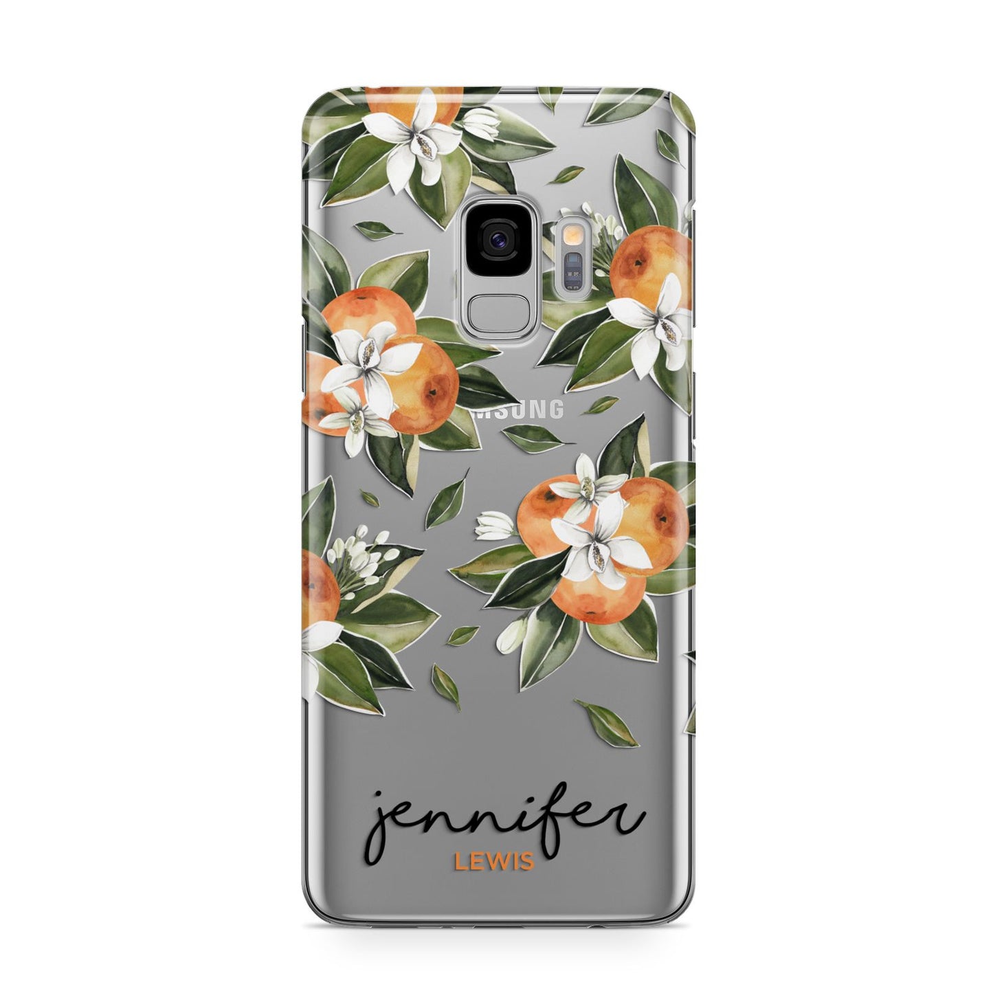 Personalised Bunch of Oranges Samsung Galaxy S9 Case