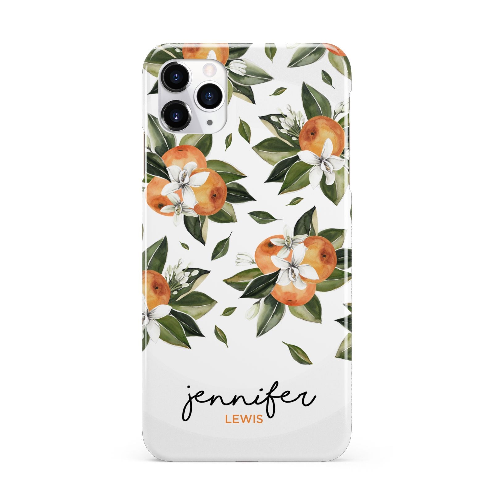 Personalised Bunch of Oranges iPhone 11 Pro Max 3D Snap Case