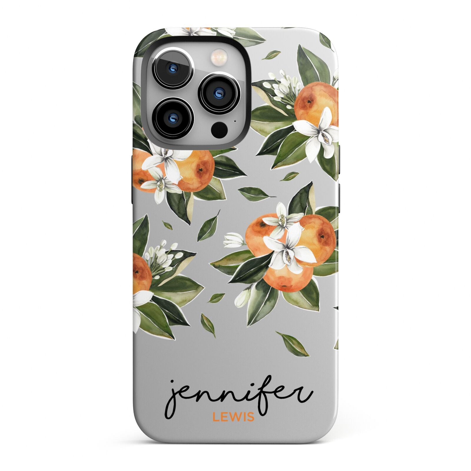 Personalised Bunch of Oranges iPhone 13 Pro Full Wrap 3D Tough Case
