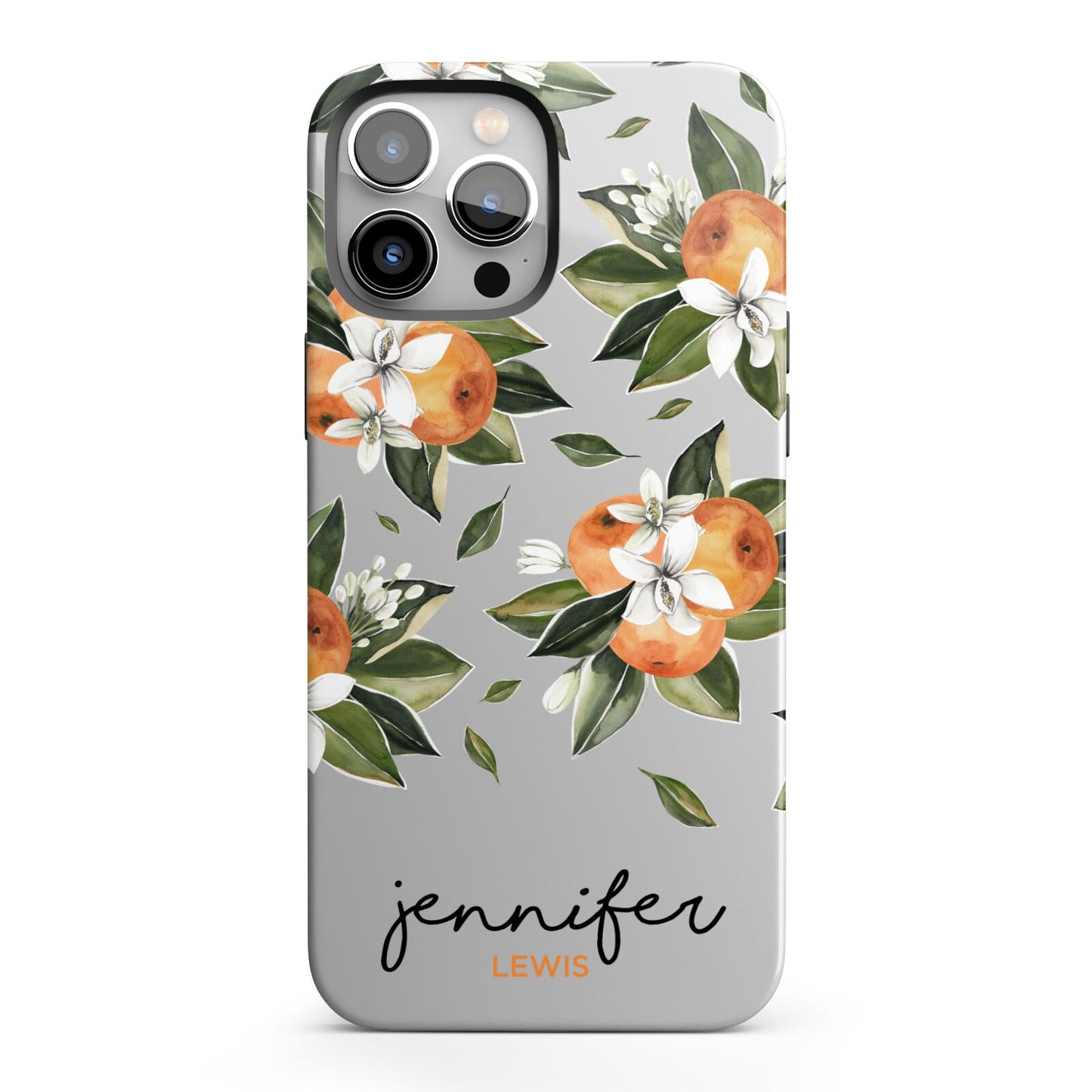 Personalised Bunch of Oranges iPhone 13 Pro Max Full Wrap 3D Tough Case