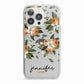 Personalised Bunch of Oranges iPhone 13 Pro TPU Impact Case with White Edges