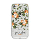 Personalised Bunch of Oranges iPhone 8 Bumper Case on Silver iPhone