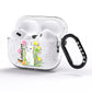 Personalised Bunny Rabbit AirPods Pro Glitter Case Side Image