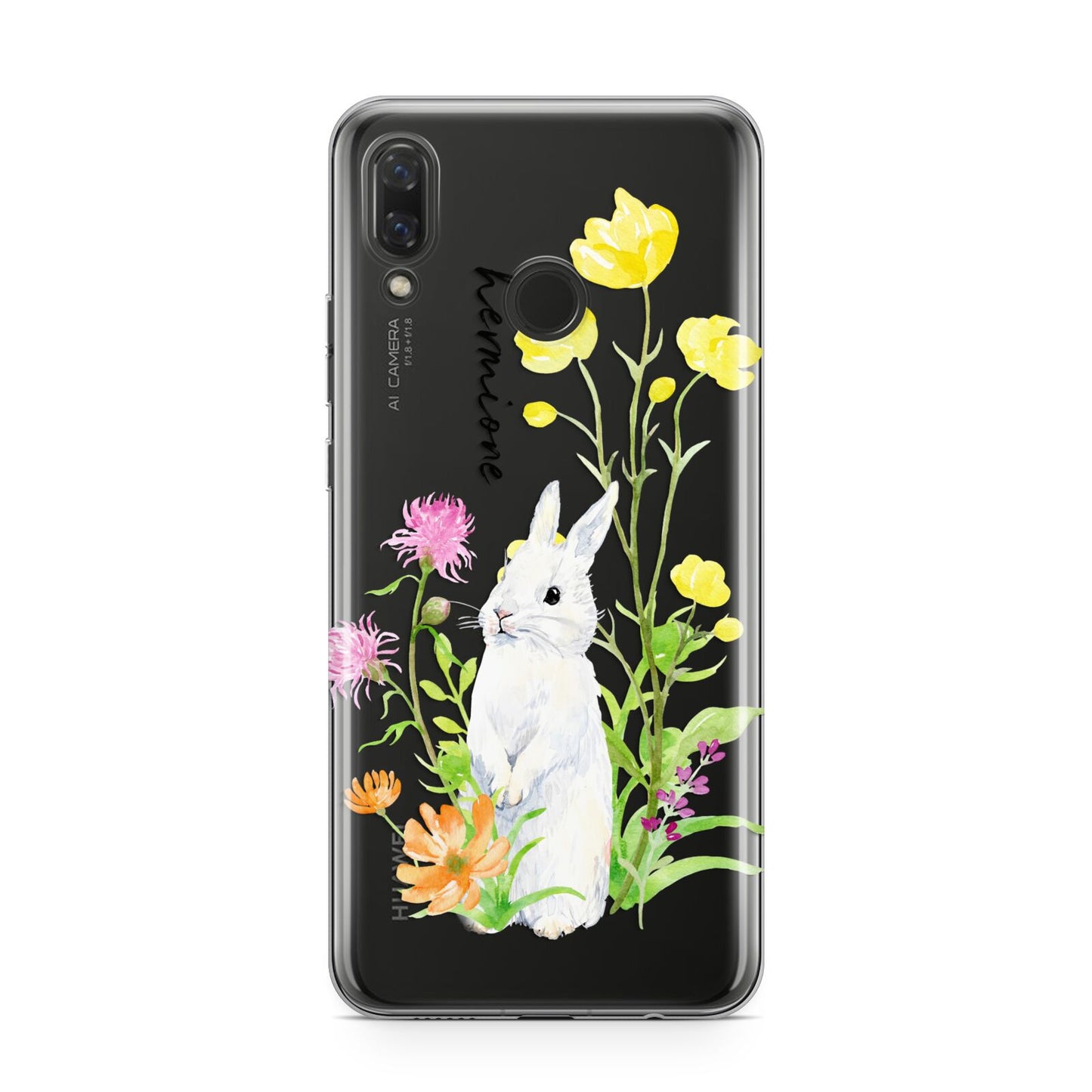 Personalised Bunny Rabbit Huawei Nova 3 Phone Case
