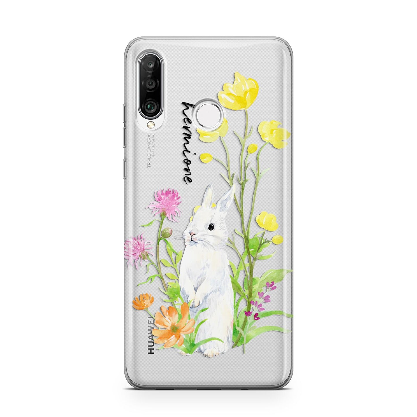 Personalised Bunny Rabbit Huawei P30 Lite Phone Case