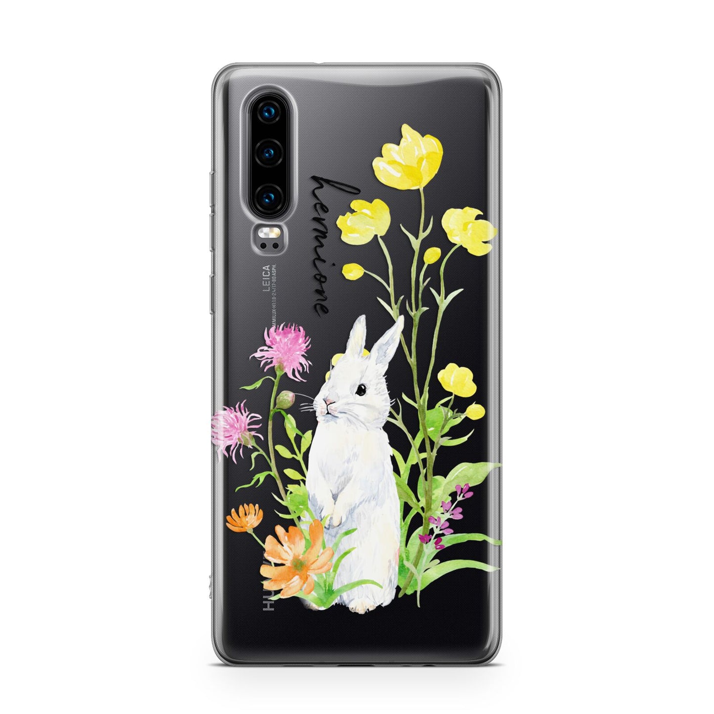Personalised Bunny Rabbit Huawei P30 Phone Case