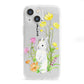 Personalised Bunny Rabbit iPhone 13 Mini Clear Bumper Case