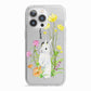 Personalised Bunny Rabbit iPhone 13 Pro TPU Impact Case with White Edges