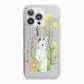 Personalised Bunny Rabbit iPhone 13 Pro TPU Impact Case with White Edges
