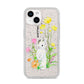 Personalised Bunny Rabbit iPhone 14 Glitter Tough Case Starlight