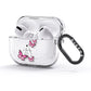 Personalised Butterfly AirPods Glitter Case 3rd Gen Side Image
