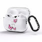 Personalised Butterfly AirPods Pro Clear Case Side Image