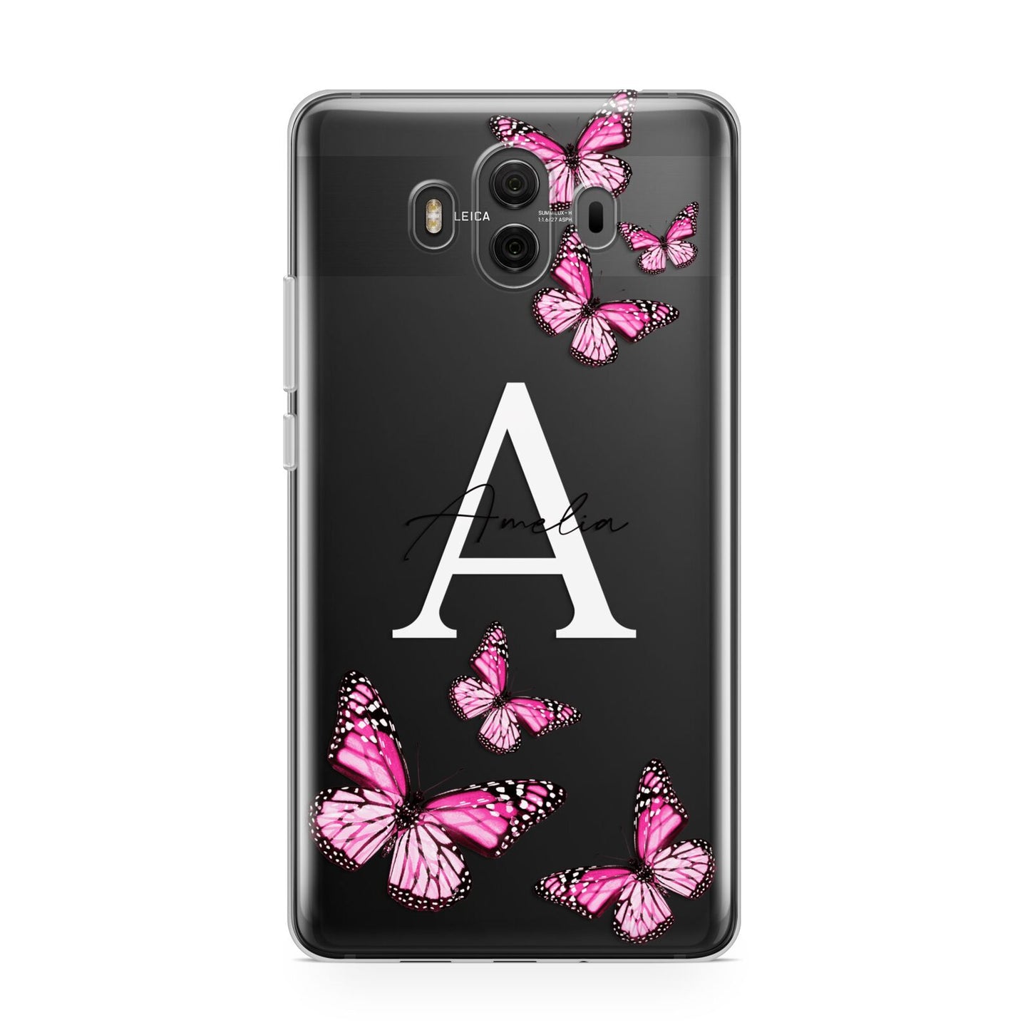 Personalised Butterfly Huawei Mate 10 Protective Phone Case