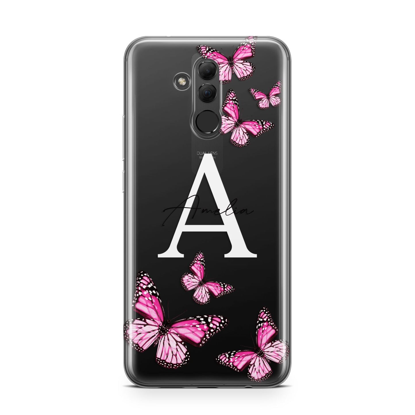 Personalised Butterfly Huawei Mate 20 Lite