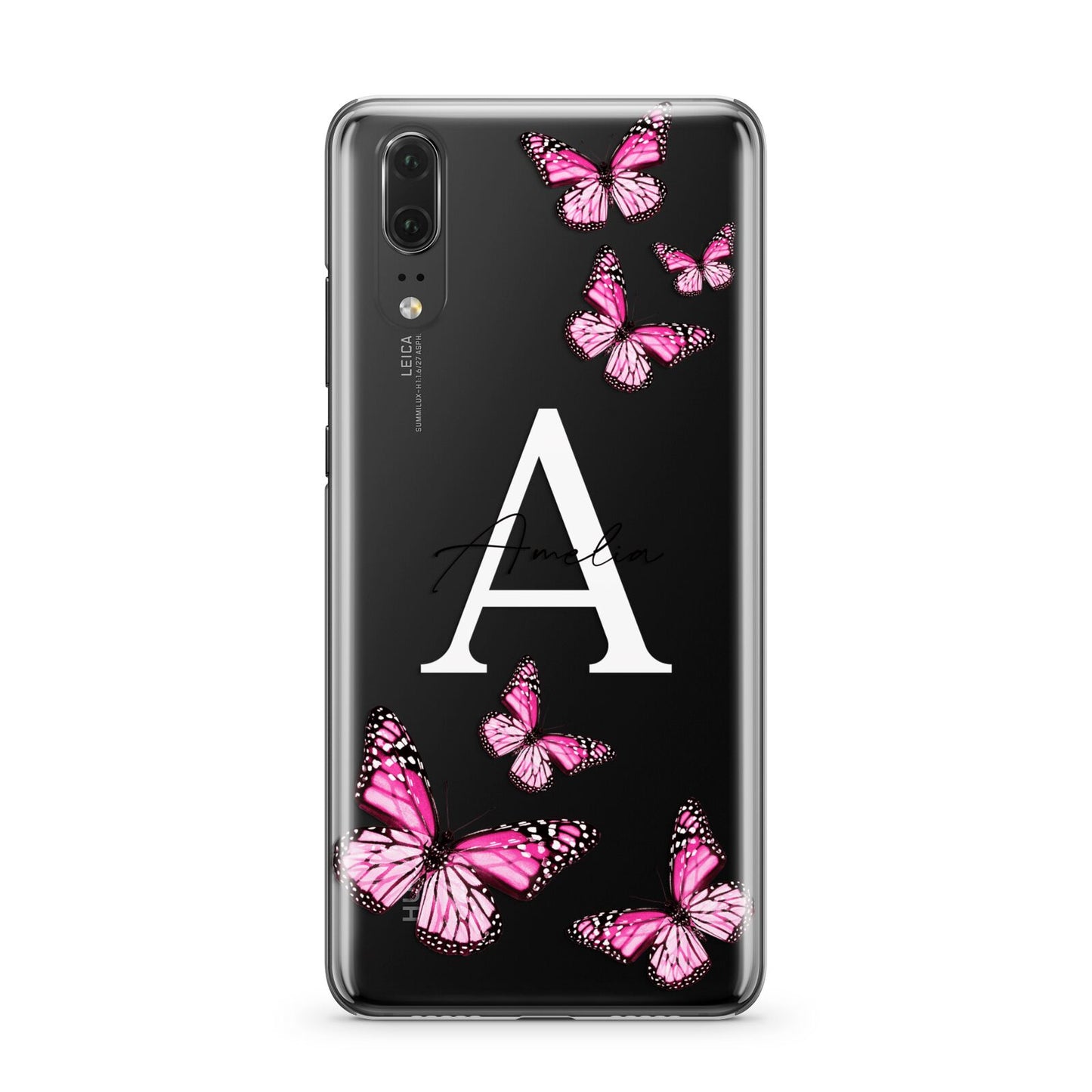 Personalised Butterfly Huawei P20 Phone Case