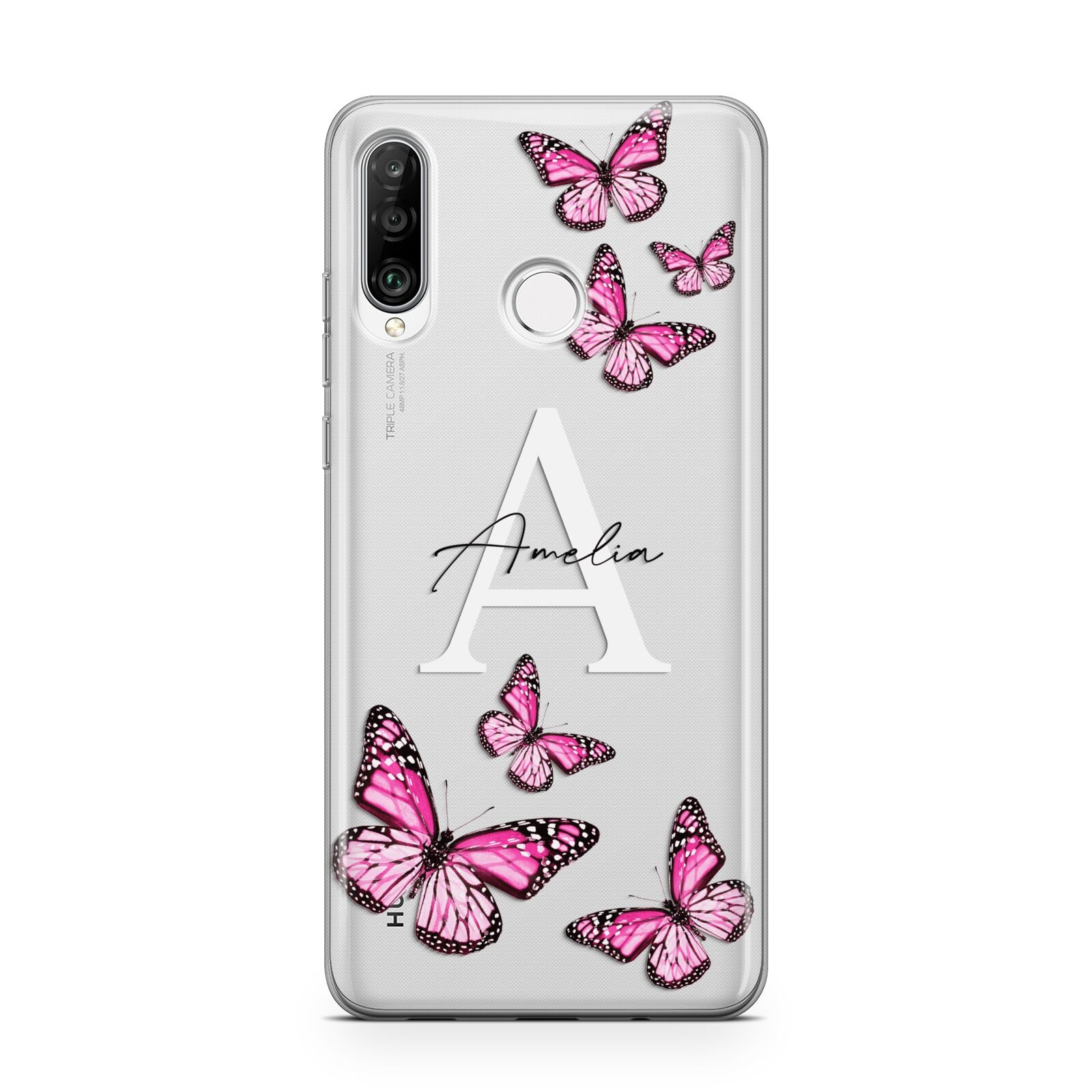 Personalised Butterfly Huawei P30 Lite Phone Case