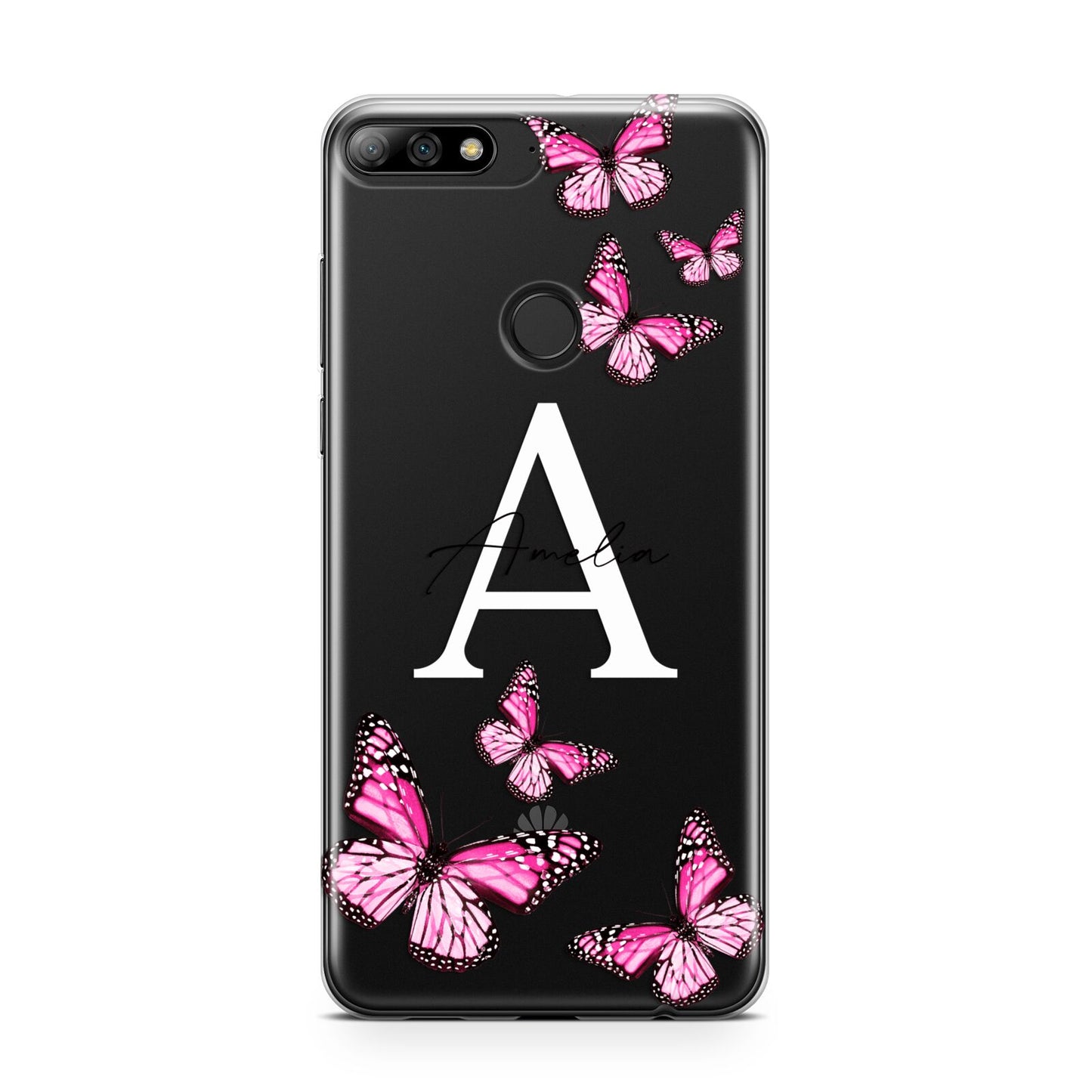 Personalised Butterfly Huawei Y7 2018