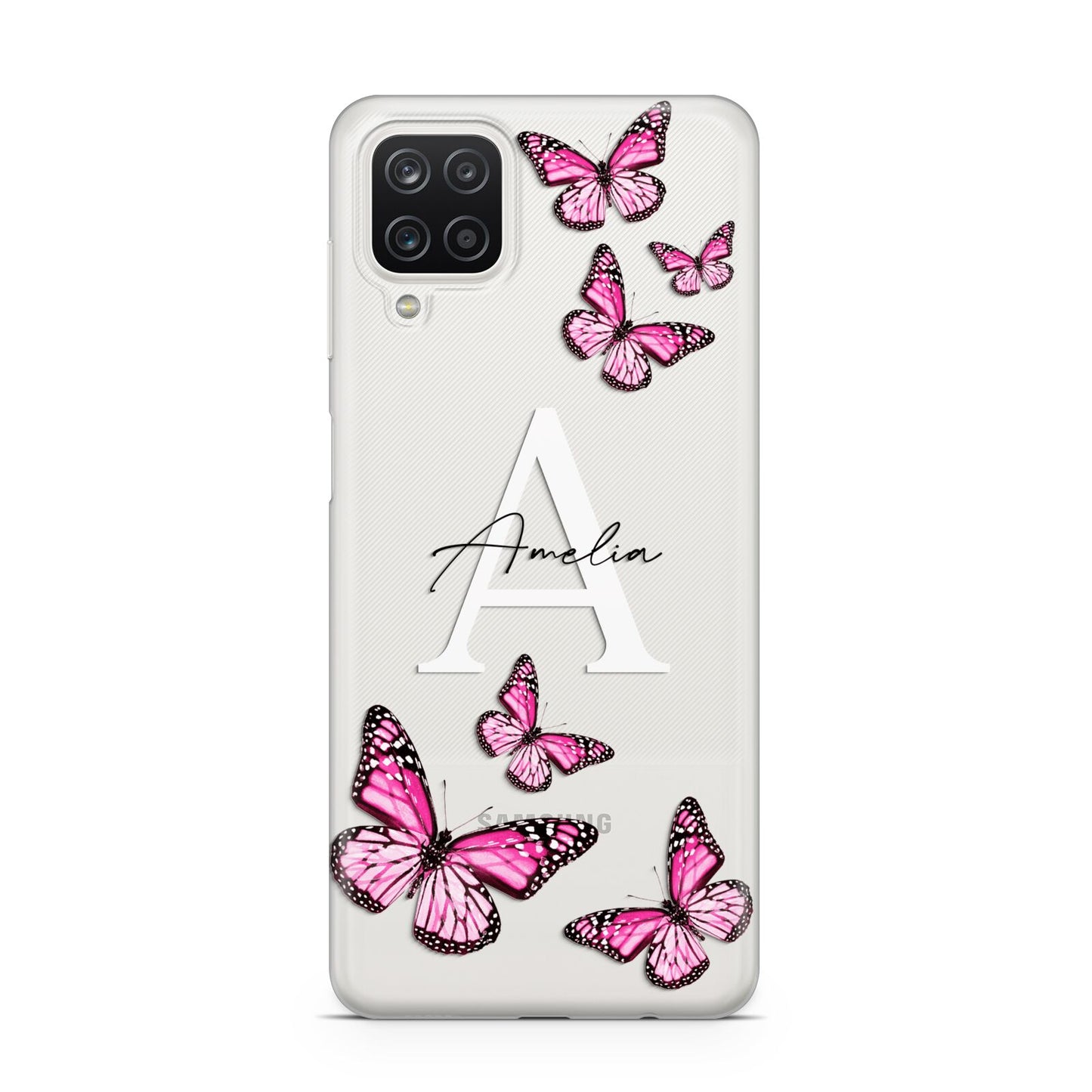 Personalised Butterfly Samsung A12 Case
