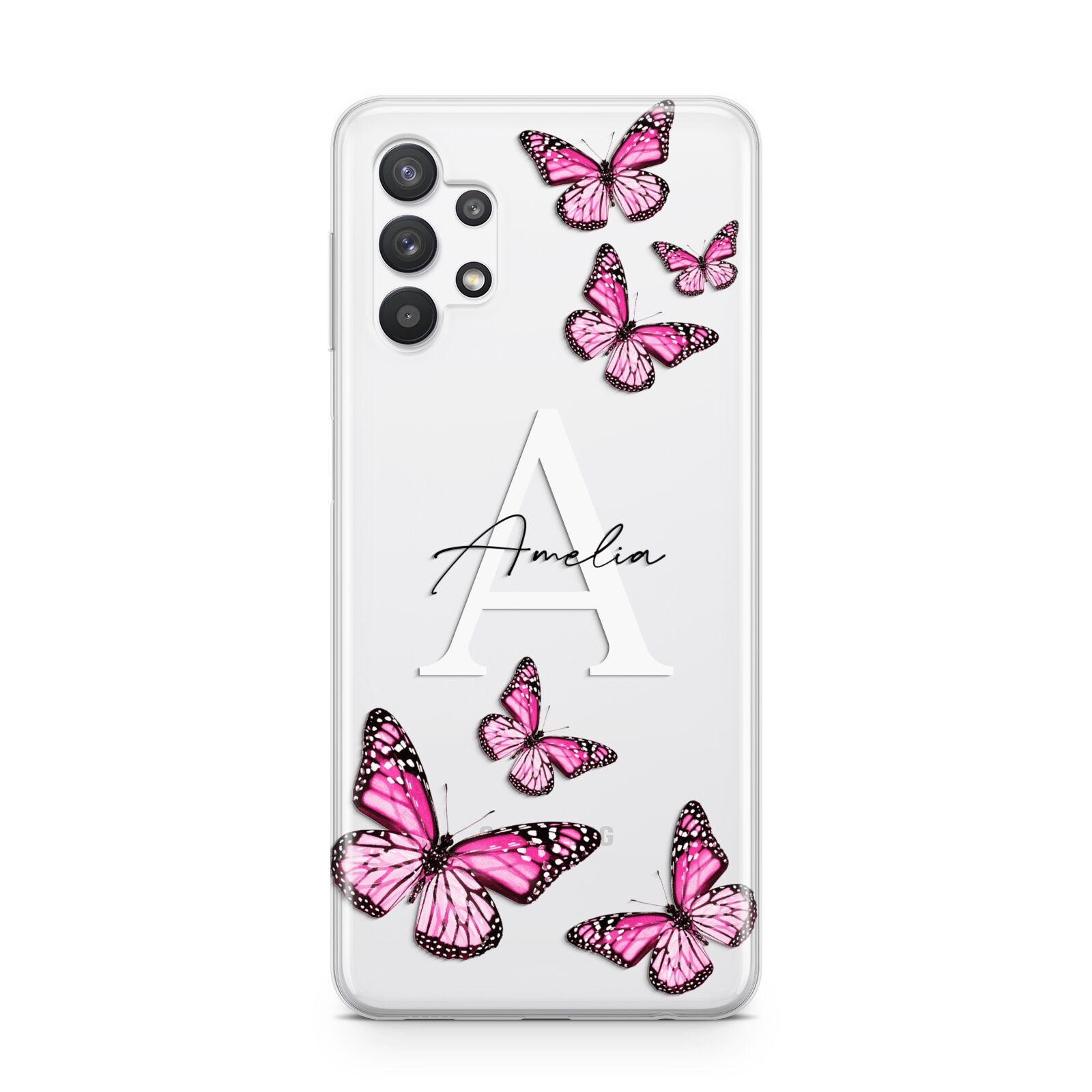 Personalised Butterfly Samsung A32 5G Case