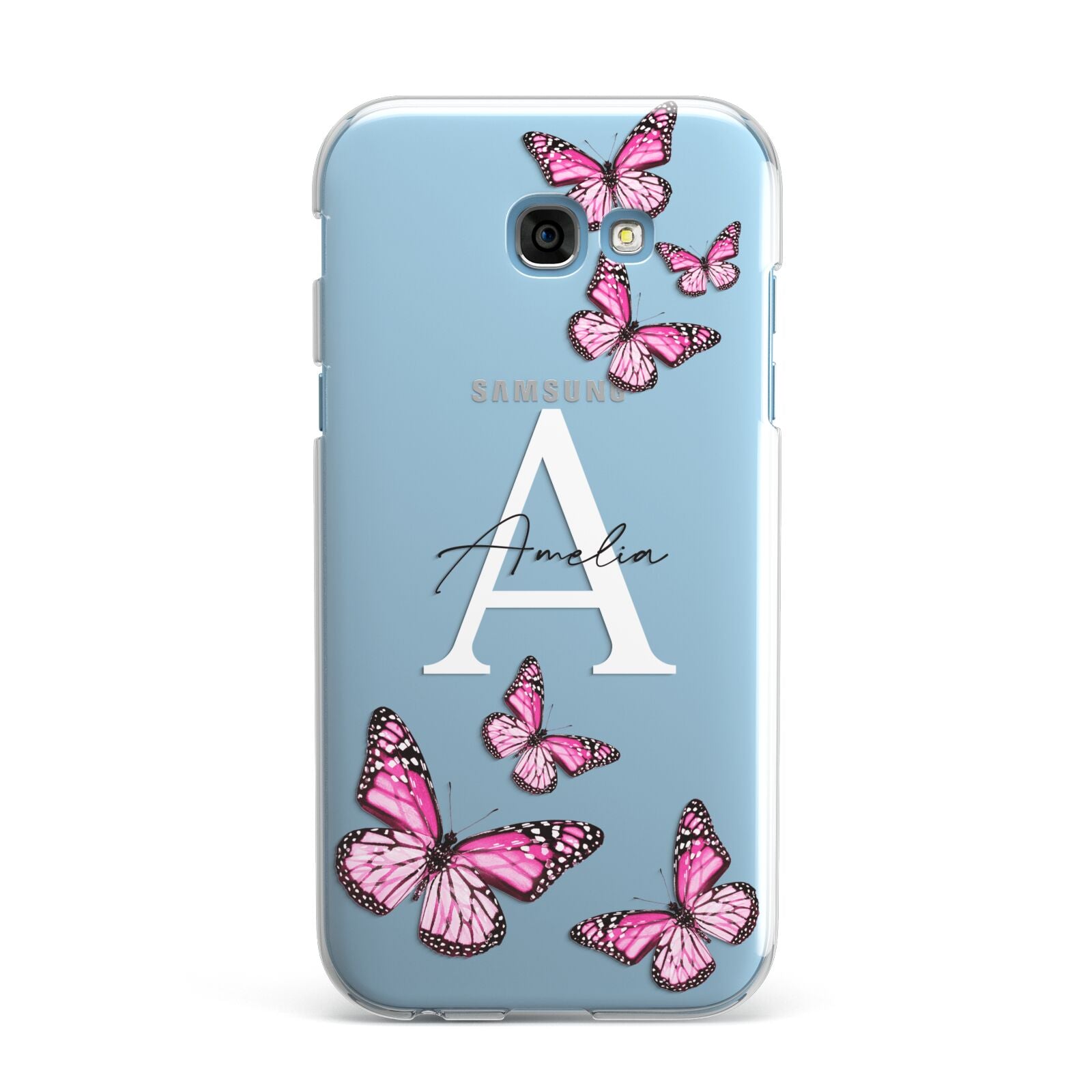Personalised Butterfly Samsung Galaxy A7 2017 Case