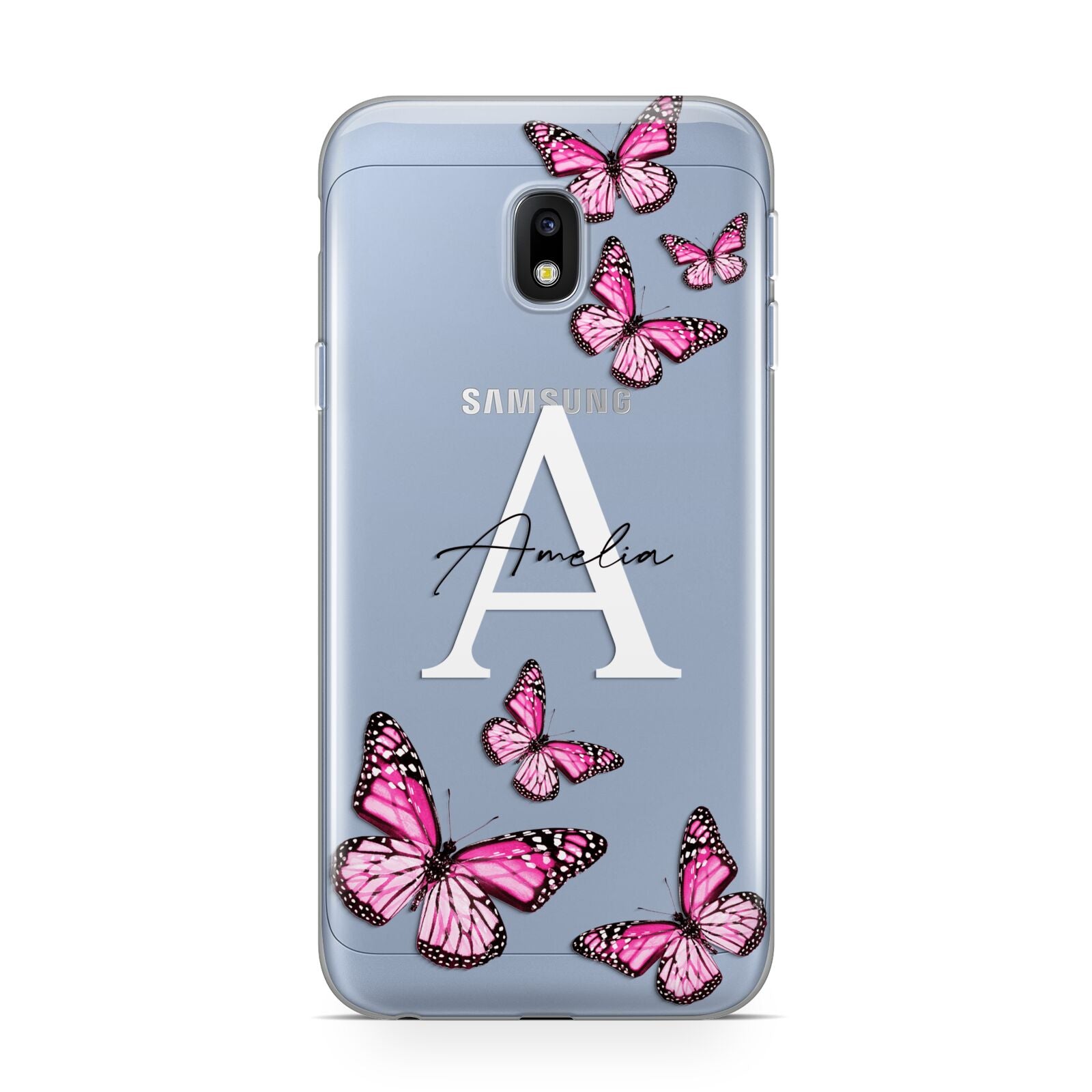 Personalised Butterfly Samsung Galaxy J3 2017 Case