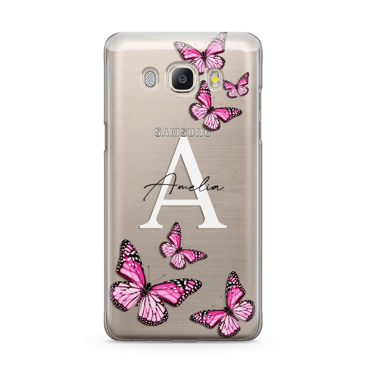 Personalised Butterfly Samsung Galaxy J5 2016 Case