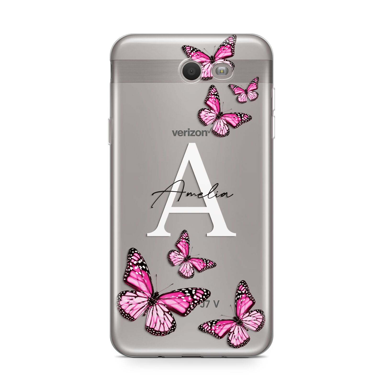 Personalised Butterfly Samsung Galaxy J7 2017 Case