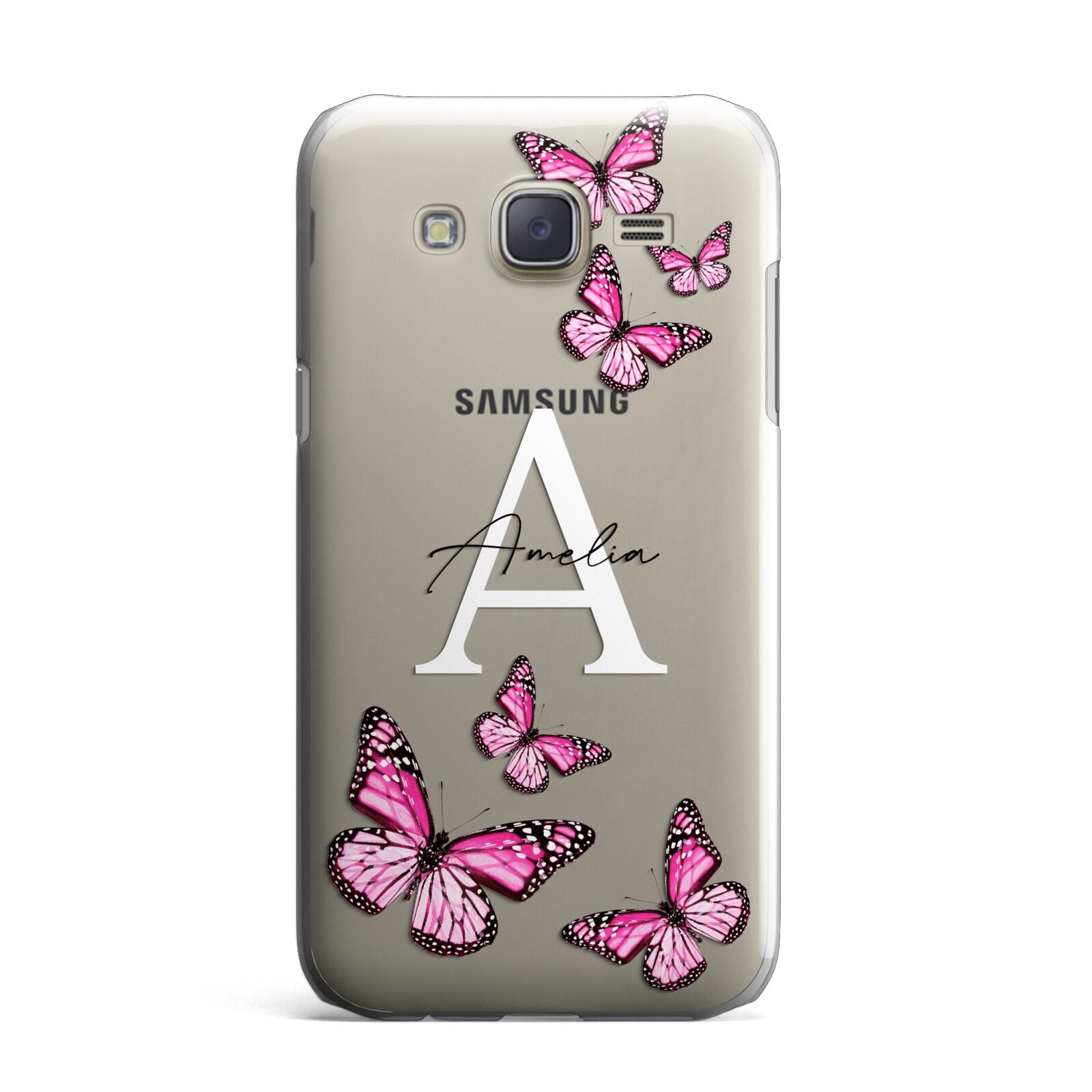 Personalised Butterfly Samsung Galaxy J7 Case
