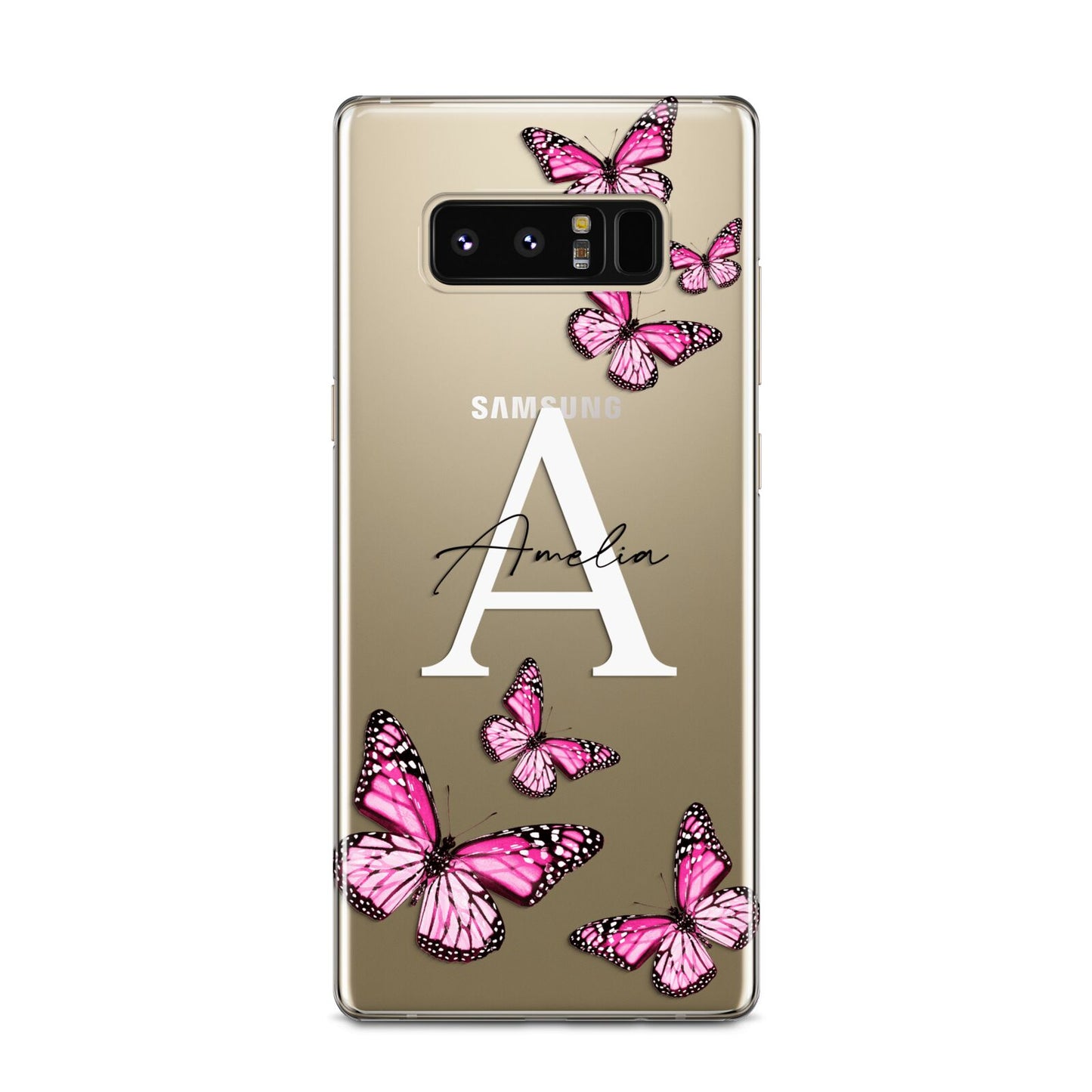 Personalised Butterfly Samsung Galaxy Note 8 Case