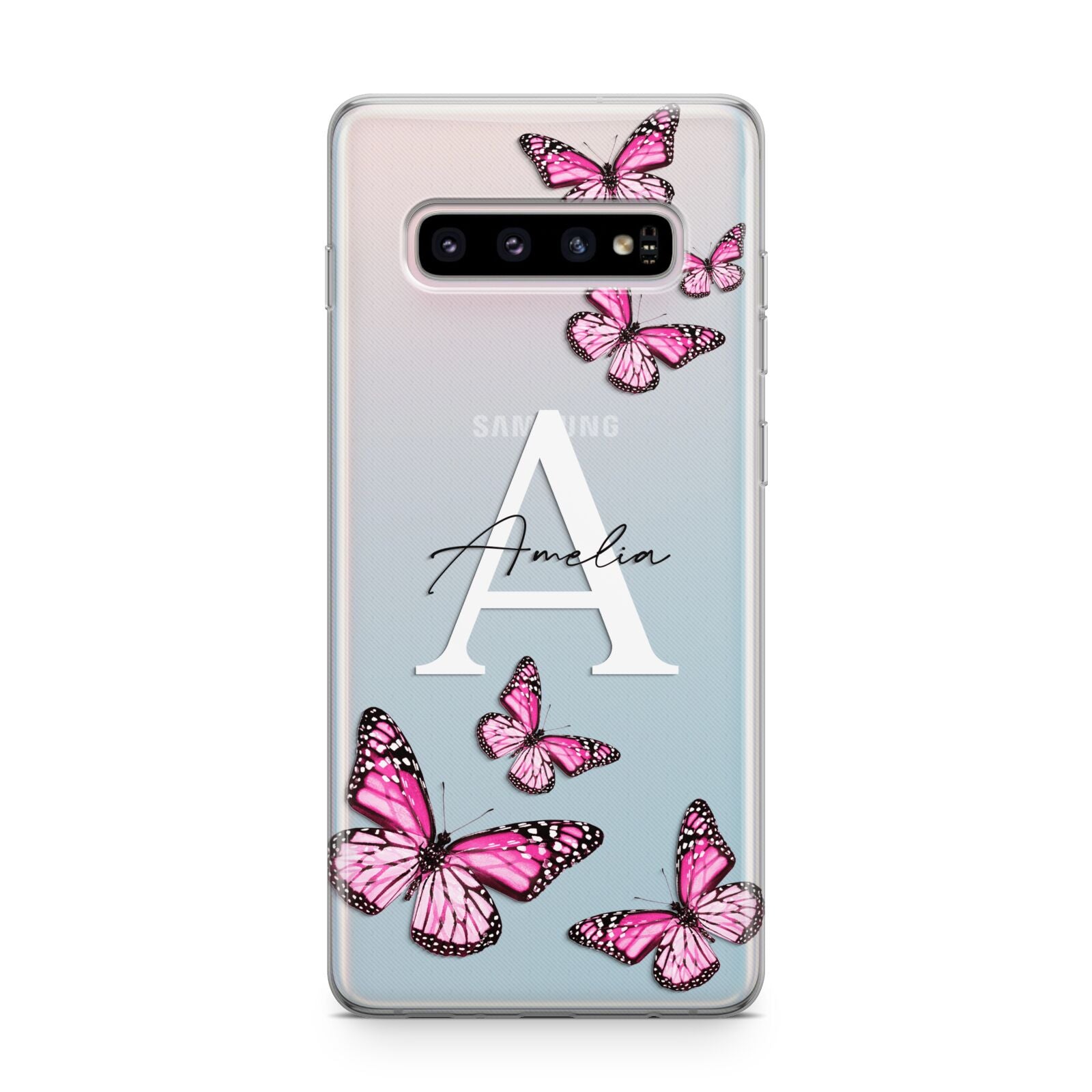 Personalised Butterfly Samsung Galaxy S10 Plus Case