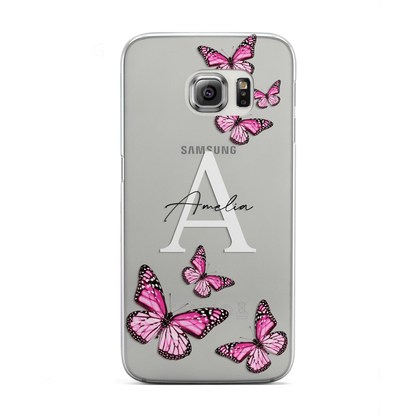 Personalised Butterfly Samsung Galaxy S6 Edge Case