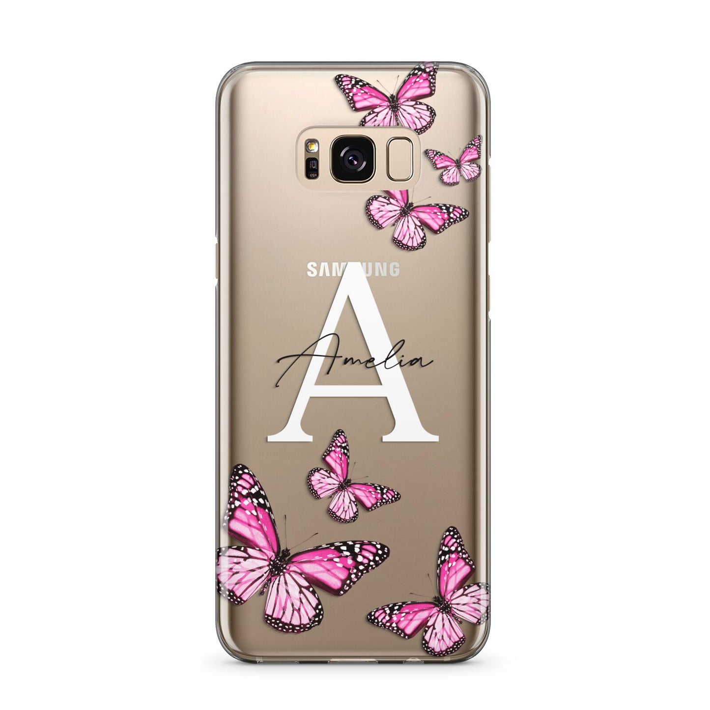 Personalised Butterfly Samsung Galaxy S8 Plus Case