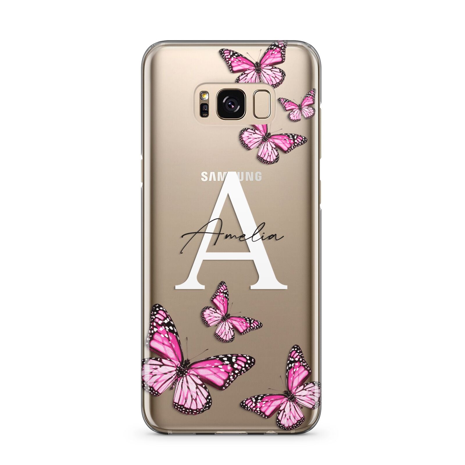Personalised Butterfly Samsung Galaxy S8 Plus Case