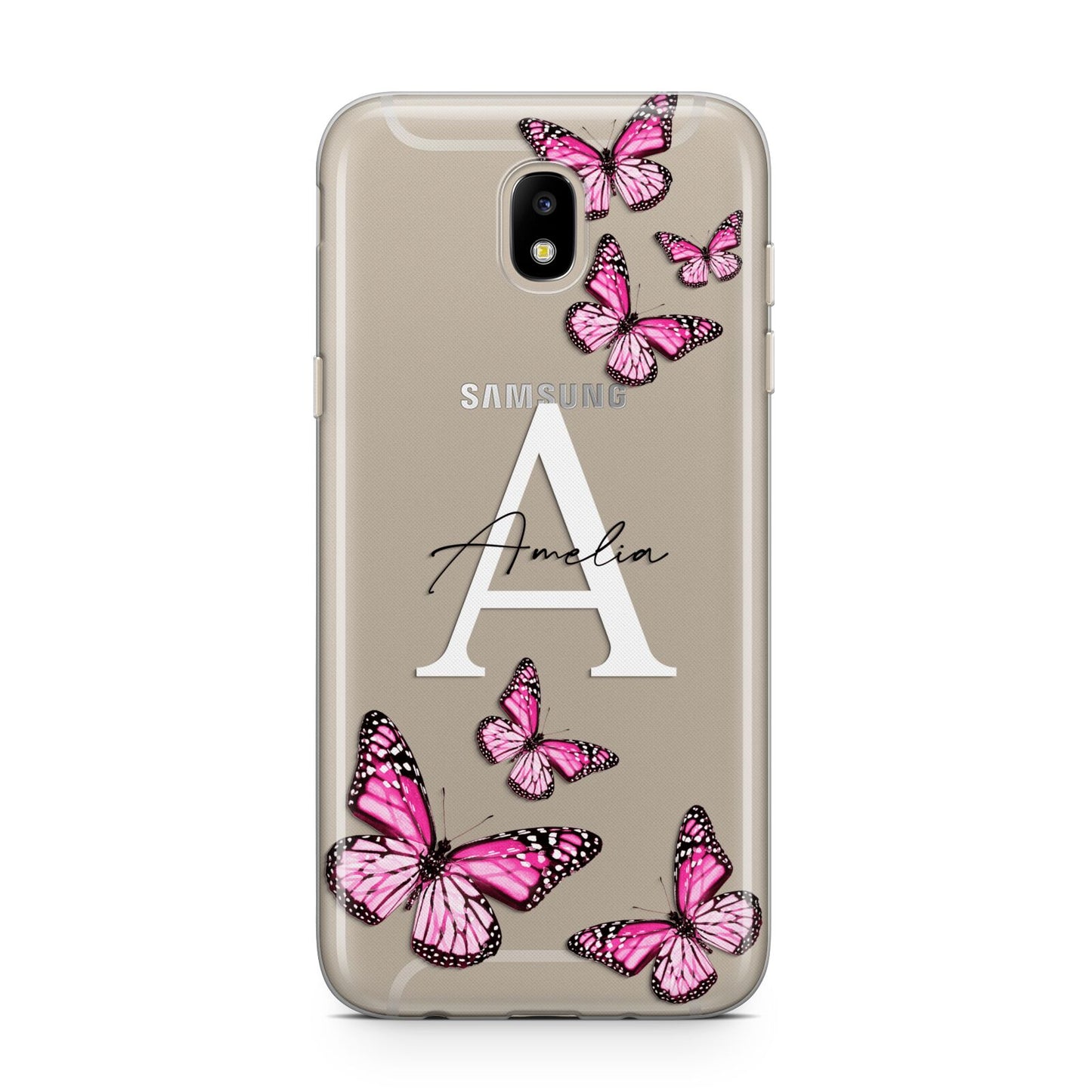 Personalised Butterfly Samsung J5 2017 Case