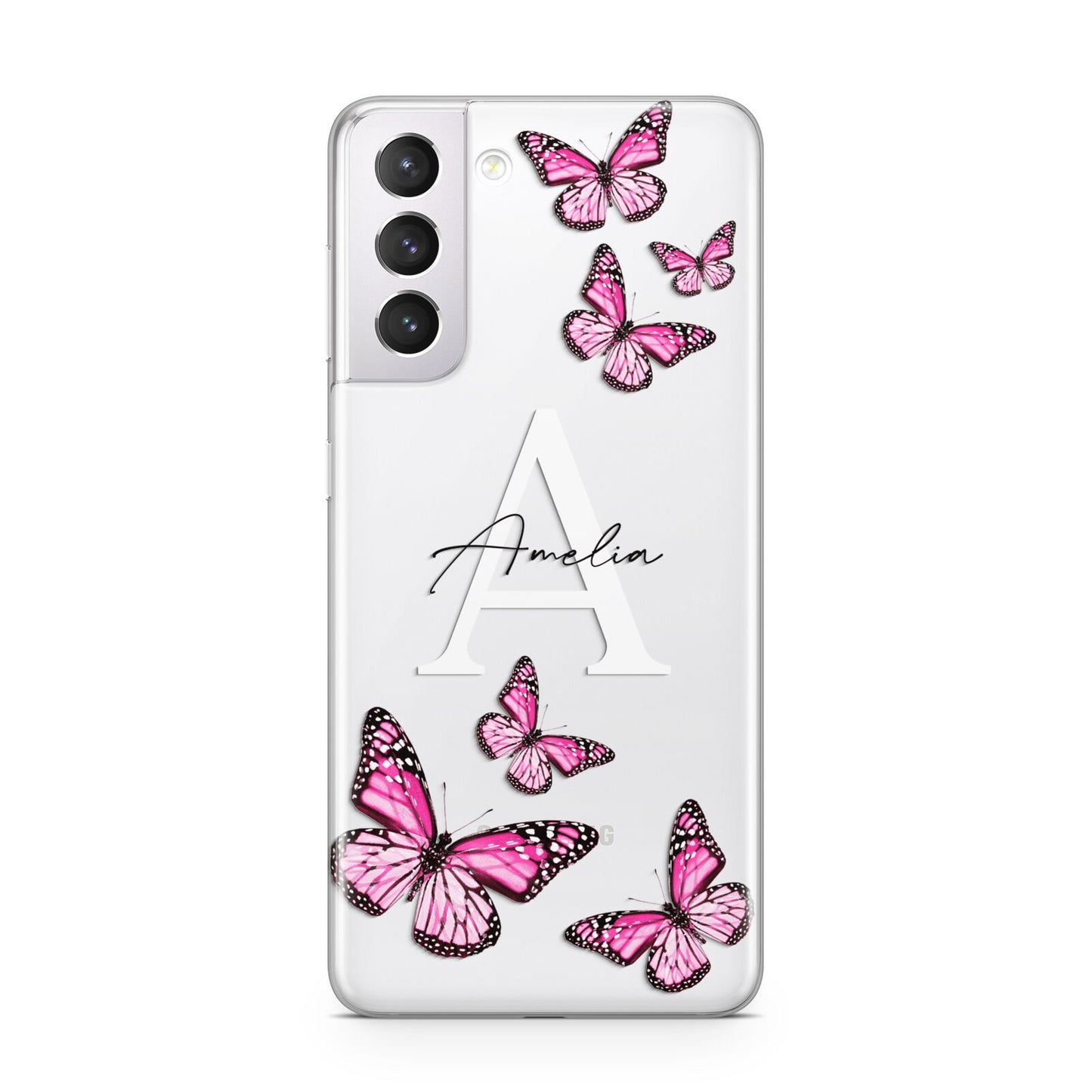 Personalised Butterfly Samsung S21 Case