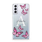 Personalised Butterfly Samsung S21 Plus Case