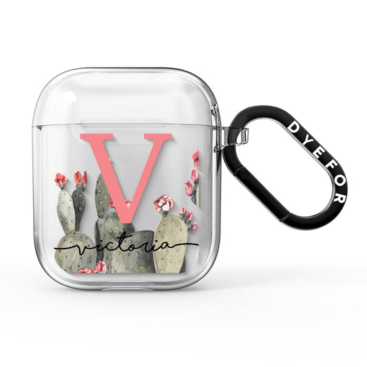 Personalised Cacti AirPods Clear Case