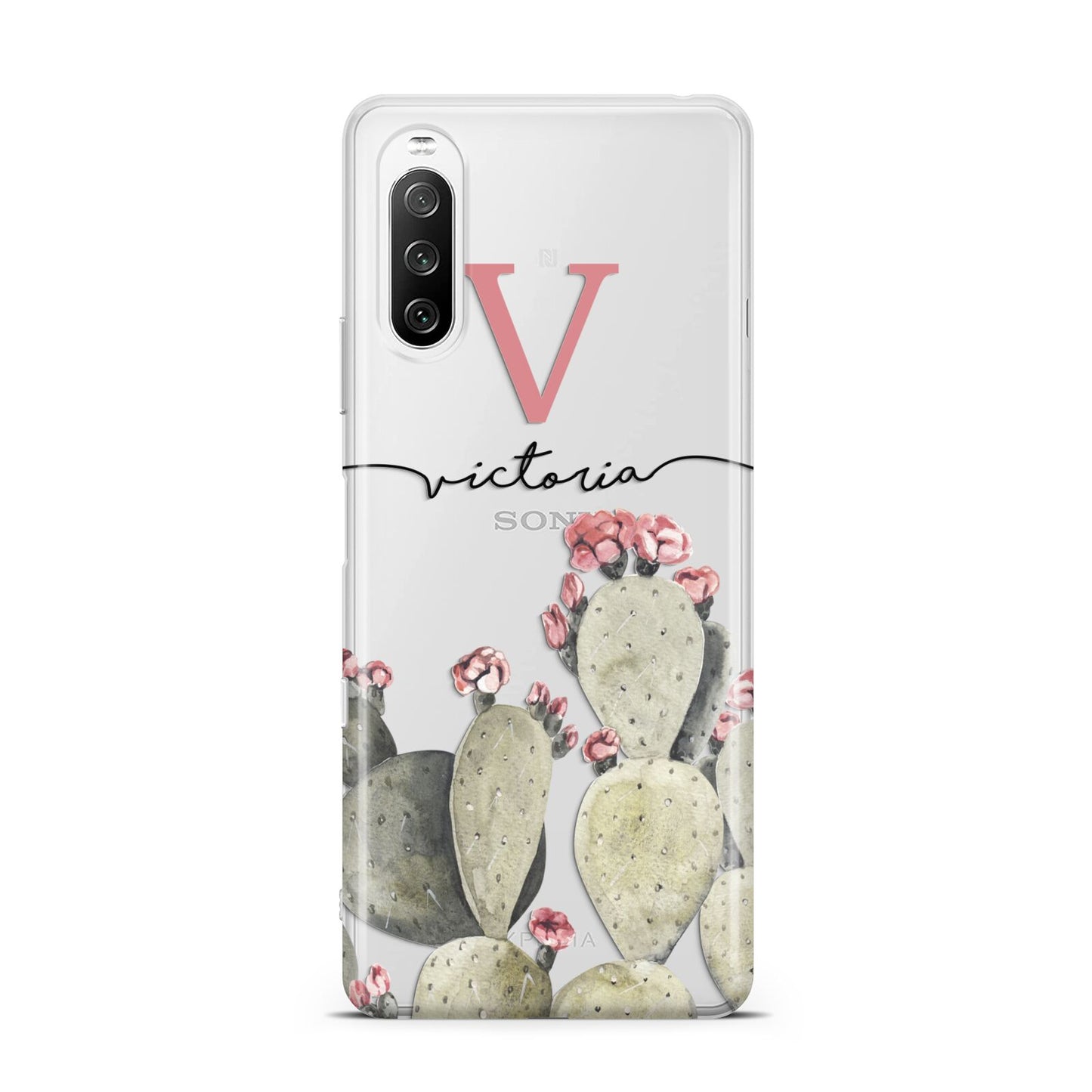 Personalised Cacti Sony Xperia 10 III Case