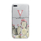 Personalised Cacti iPhone 7 Plus Bumper Case on Silver iPhone