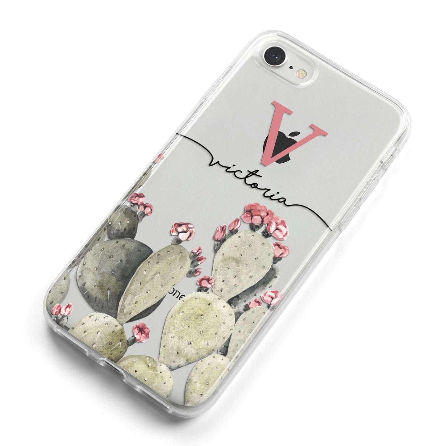 Personalised Cacti iPhone 8 Bumper Case on Silver iPhone Alternative Image