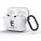 Personalised Cactus AirPods Pro Clear Case Side Image