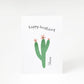 Personalised Cactus Birthday A5 Greetings Card