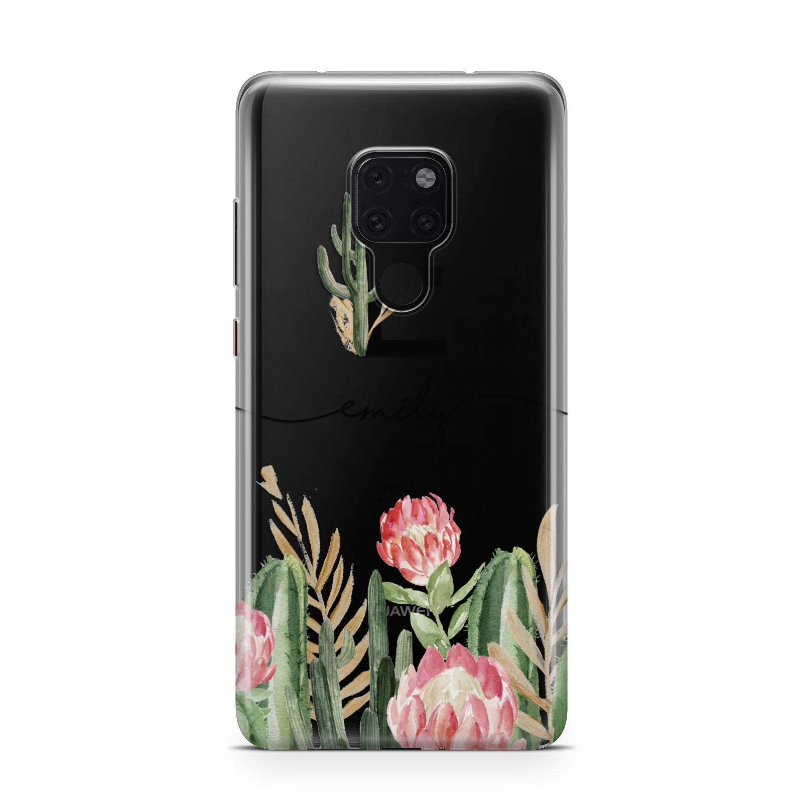 Personalised Cactus Huawei Mate 20 Phone Case