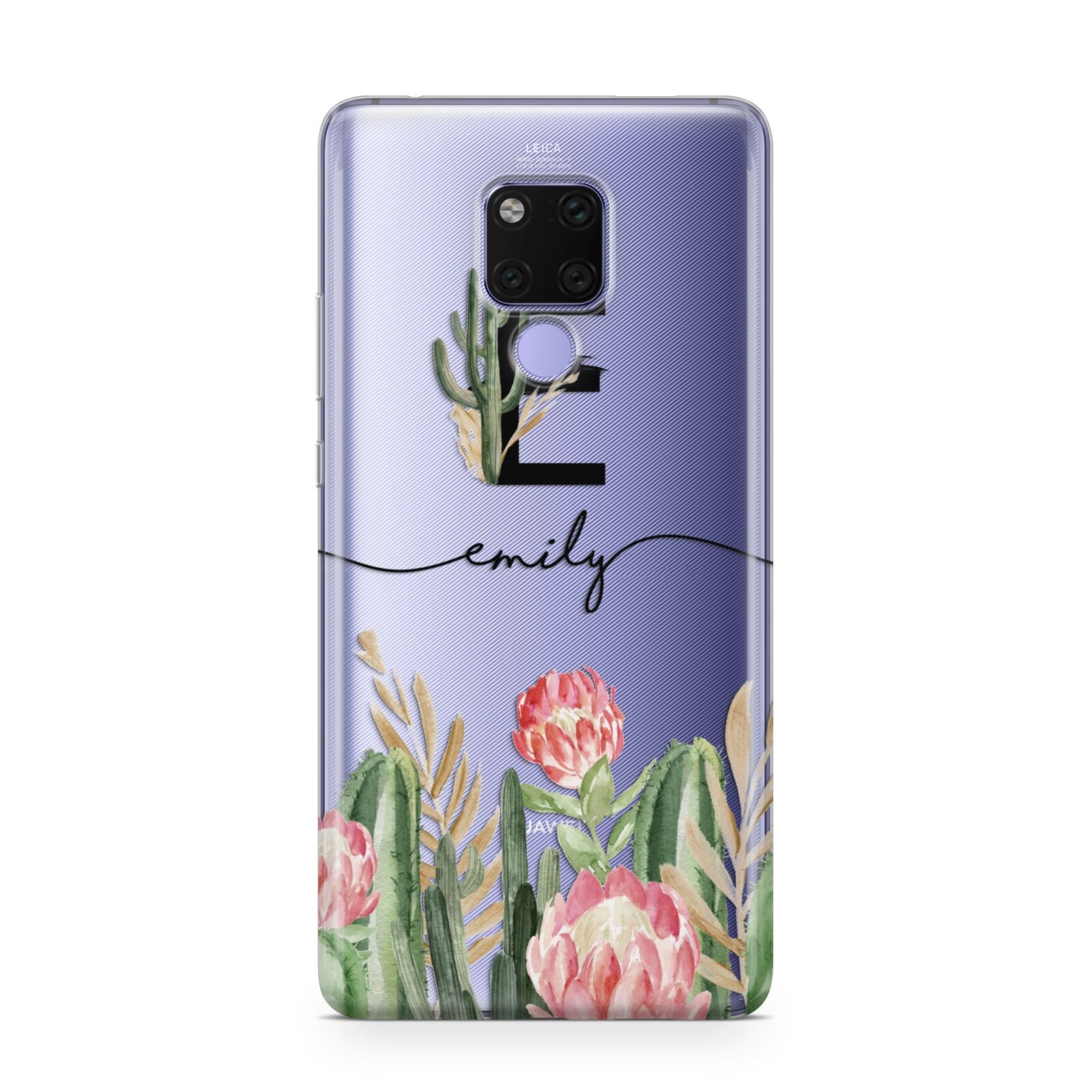 Personalised Cactus Huawei Mate 20X Phone Case